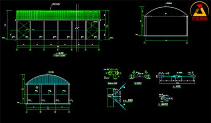 鋼結構屋頂圖紙（鋼結構屋頂施工流程詳解） 結構電力行業施工 第5張