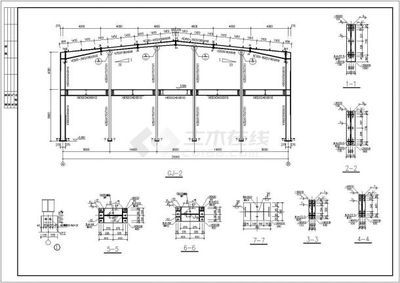 鋼結構車間結構圖 結構工業鋼結構施工 第5張