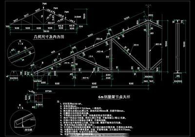 鋼結構21米跨度屋架課程設計