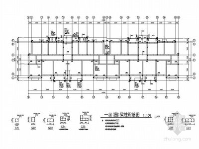 磚混結(jié)構(gòu)梁柱圖（磚混結(jié)構(gòu)梁柱圖是建筑設(shè)計和施工中不可或缺的一部分） 結(jié)構(gòu)工業(yè)鋼結(jié)構(gòu)施工 第3張